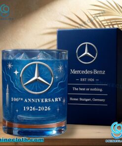 Mercedes-Benz 100th Anniversary 1926-2026 Whiskey Glass 6d5lIDn