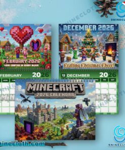 Minecraft 2026 Wall Calendar 6D2rSXf