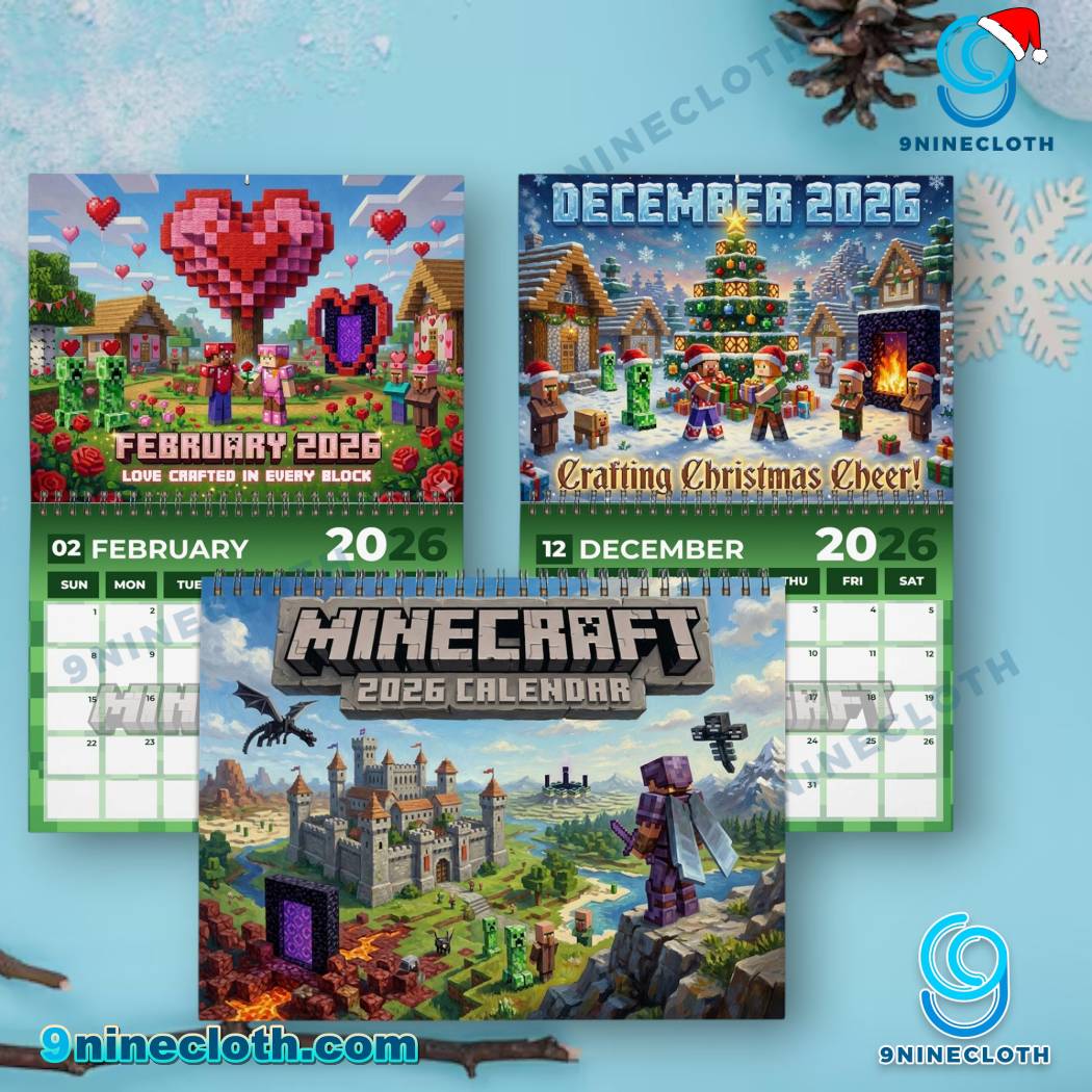 Minecraft 2026 Wall Calendar 6D2rSXf