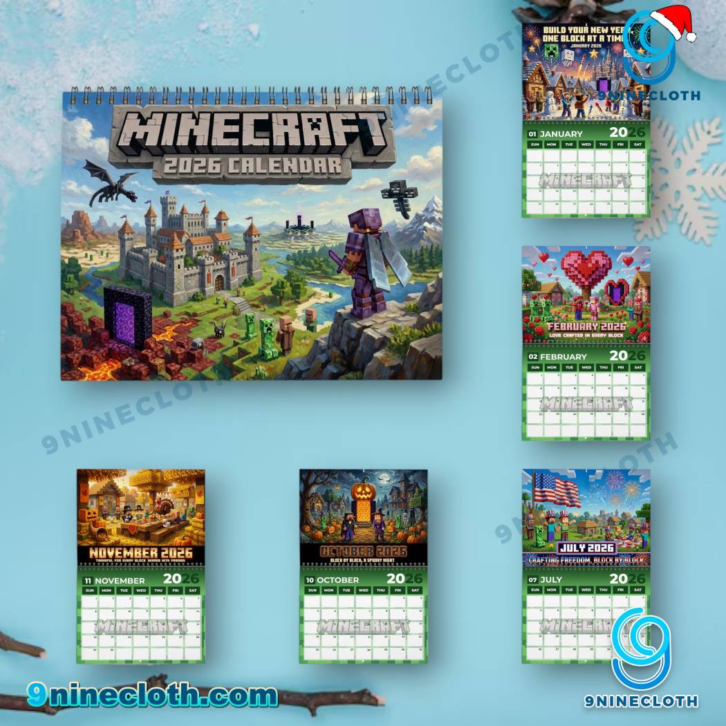 Minecraft 2026 Wall Calendar-c Ledk4fq