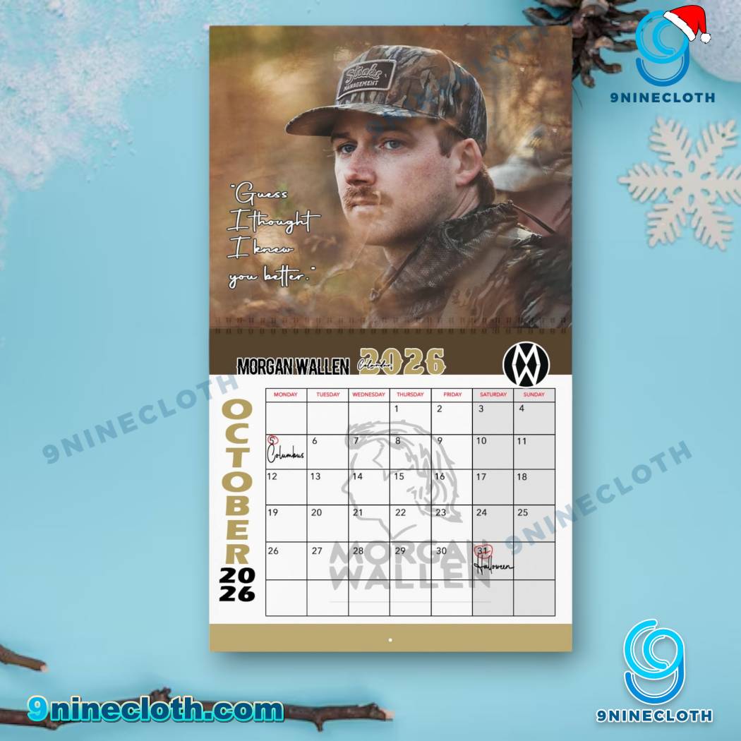 Morgan Wallen Still The Problem 2026 Wall Calendar-1-x 3zPRvdE