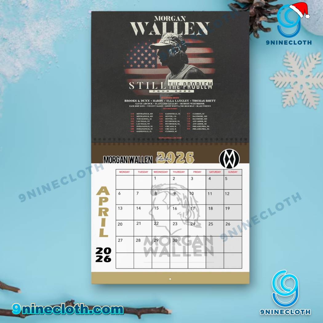 Morgan Wallen Still The Problem 2026 Wall Calendar-y 4ByJFbX