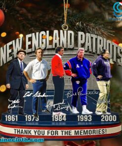 New England Patriots Coaches Thank You For The Memories Ornaments iHtU9cY