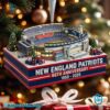 New England Patriots Football Team Stadium Anniversary 2025 Ornament Collection ar8PUcV