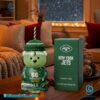 New York Jets 2025 Anniversary Bear Glass Cup Gxzqyra