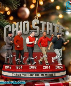 Ohio State Buckeyes Coaches Thank You For The Memories Ornament 6Qv0mZK