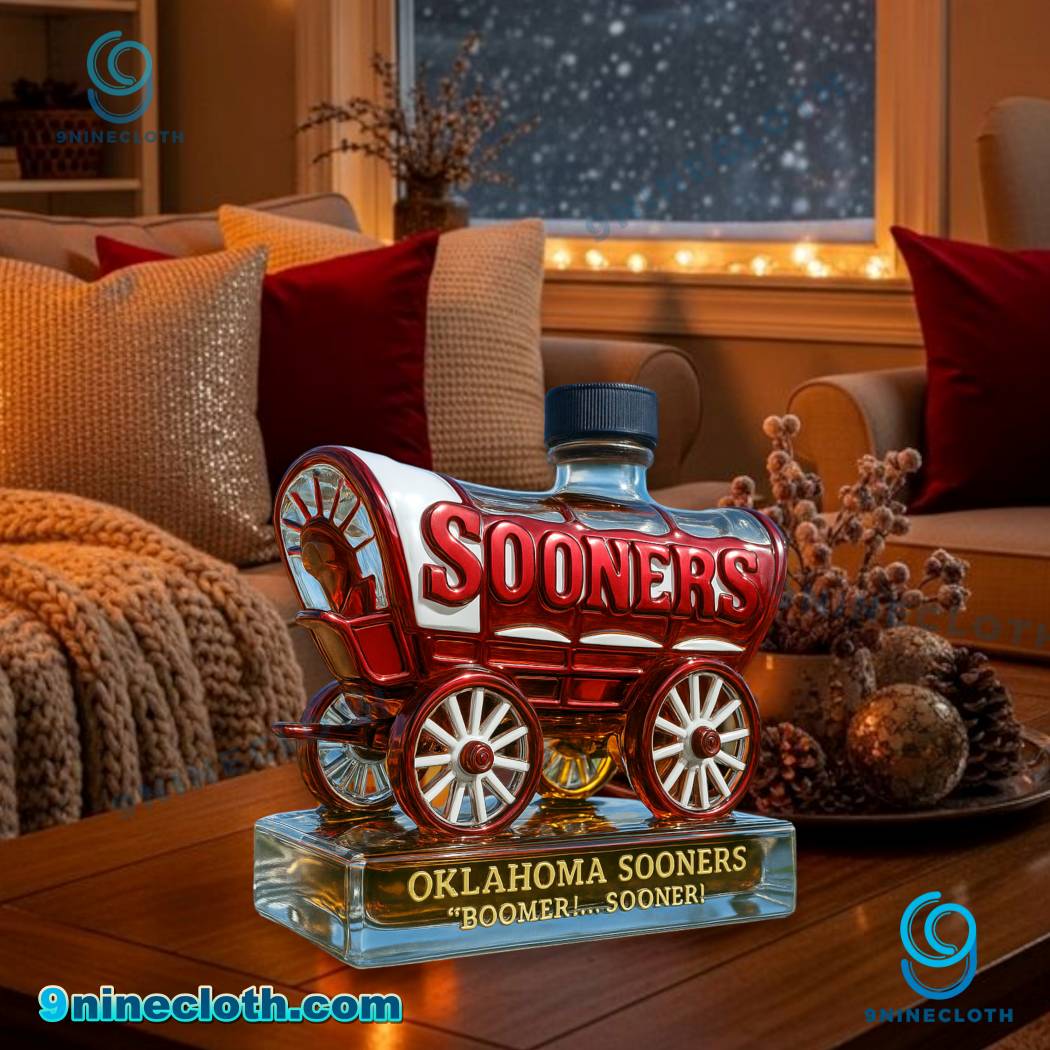 Oklahoma Sooners Sooner Schooner Whiskey Bottle-a 9LcRXiY