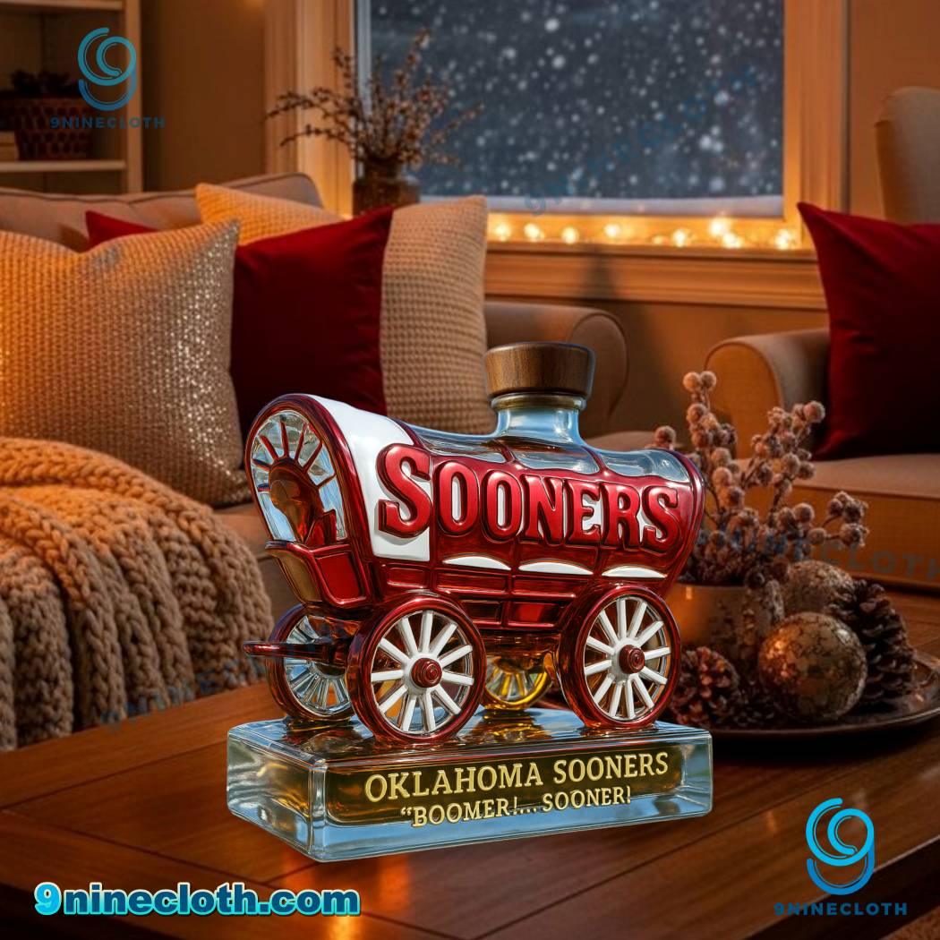 Oklahoma Sooners Sooner Schooner Whiskey Bottle-y itvMO8Z