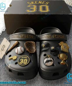 Paul Skenes Pittsburgh Pirates Crocs With Charms HxL8JUu