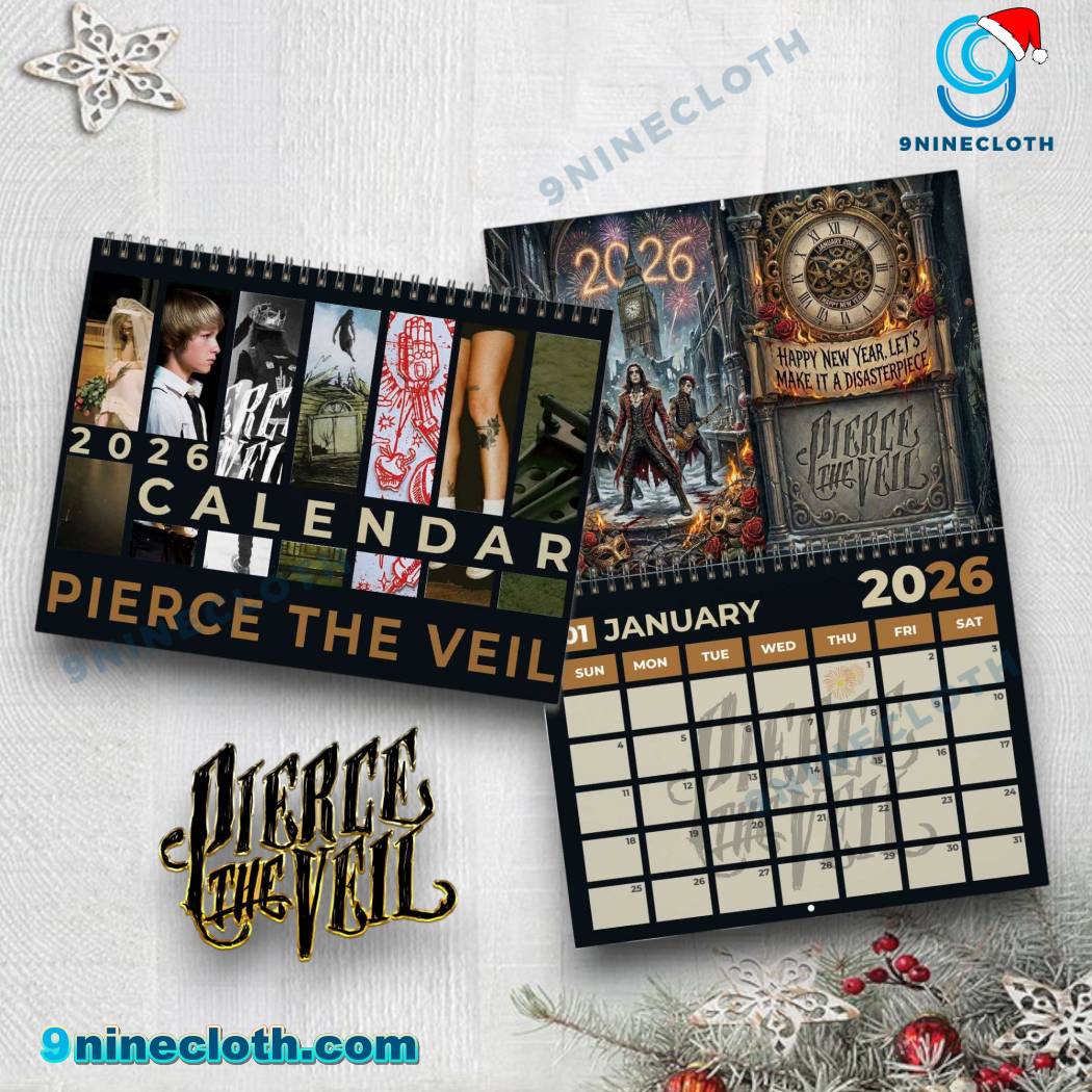 Pierce The Veil 2026 Wall Calendar XAZp435