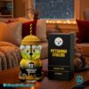 Pittsburgh Steelers 2025 Anniversary Bear Glass Cup EumcT7o