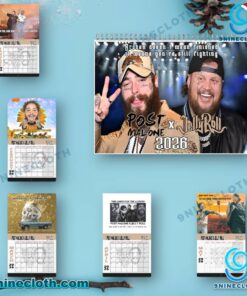 Post Malone X Jelly Roll 2026 Wall Calendar orOhyva