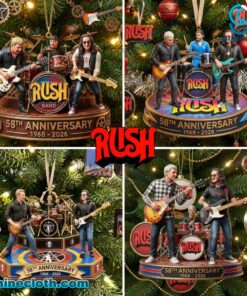 Rush Band 58th Anniversary 1968-2026 Ornament aAVwtCK