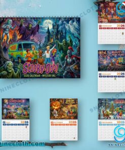 Scooby-doo 2026 Wall Calendar 9xACY5R