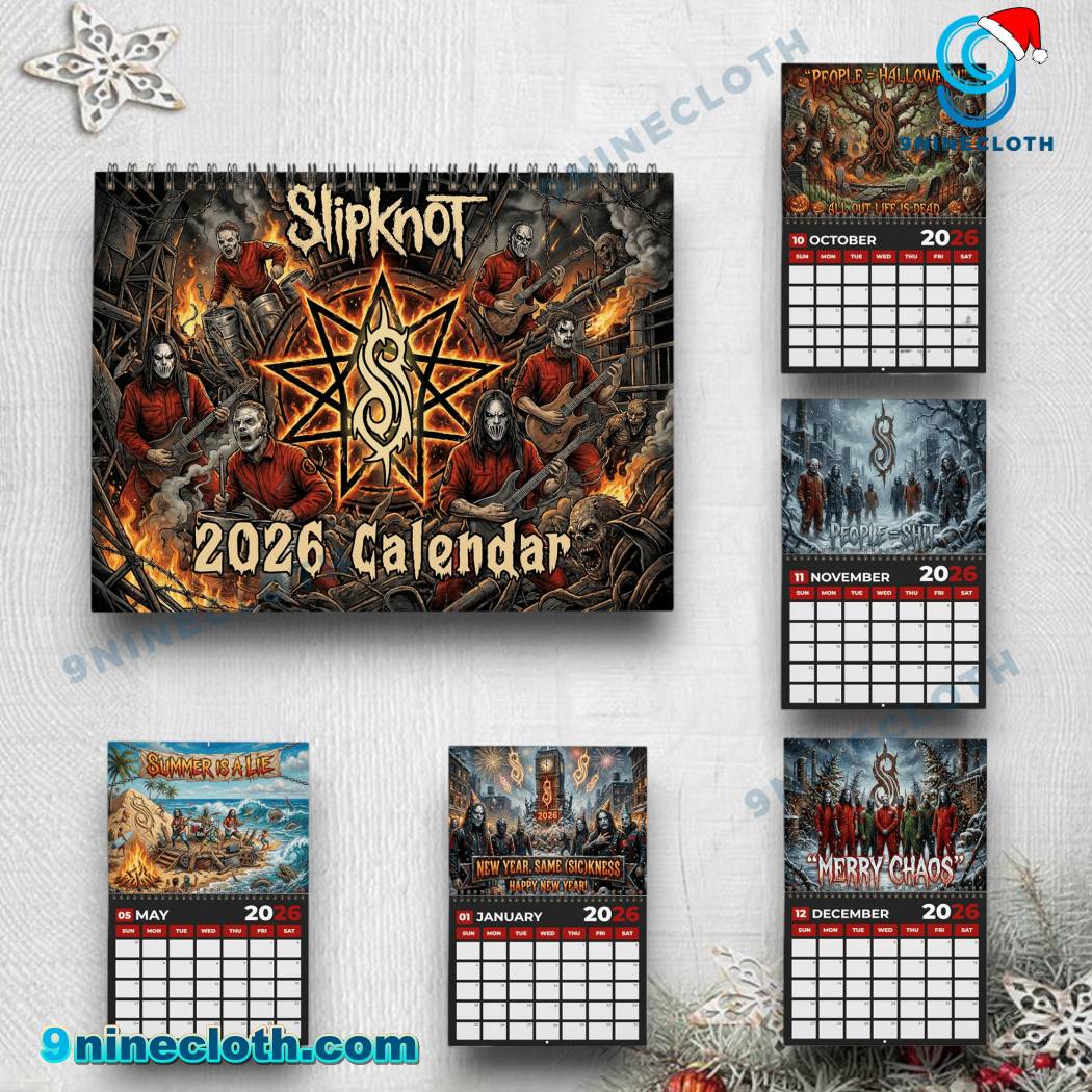 Slipknot 2026 Wall Calendar-a jGYwLmt