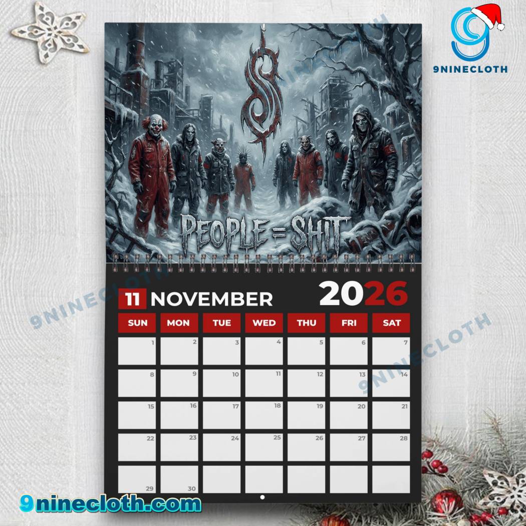 Slipknot 2026 Wall Calendar-y vUPsfgI