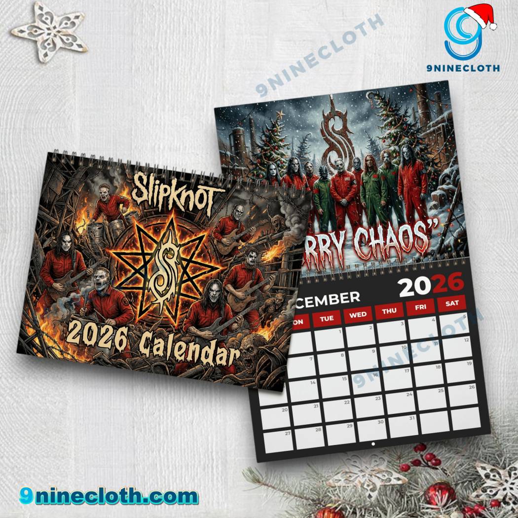 Slipknot 2026 Wall Calendar v7yapTf