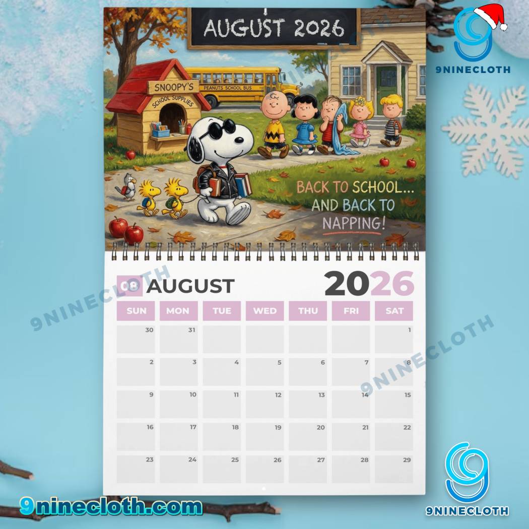 Snoopy 2026 Wall Calendar-1-a 9TpsVN2