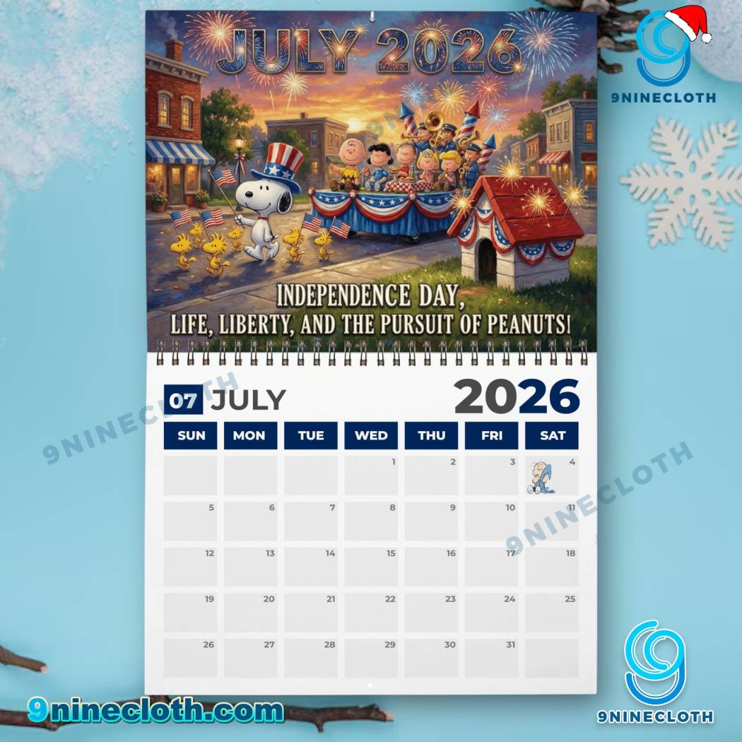 Snoopy 2026 Wall Calendar-1 JuYVqvM
