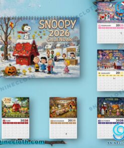 Snoopy 2026 Wall Calendar PvsUB5R