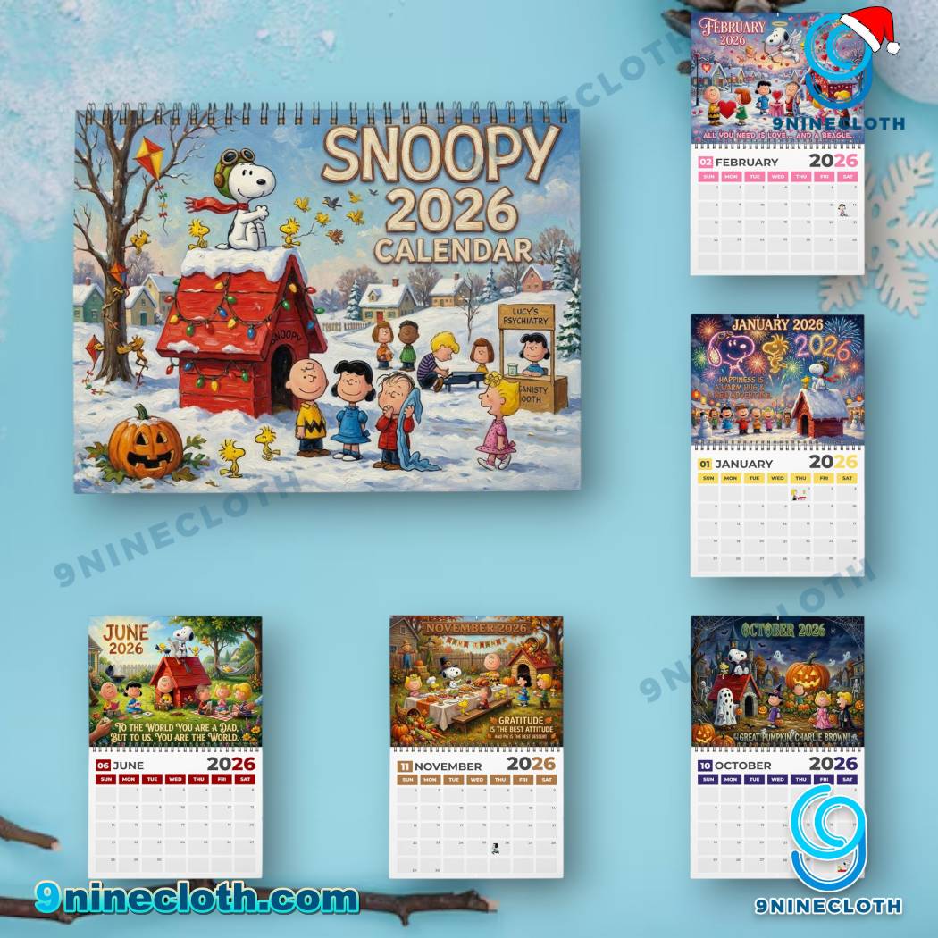 Snoopy 2026 Wall Calendar PvsUB5R