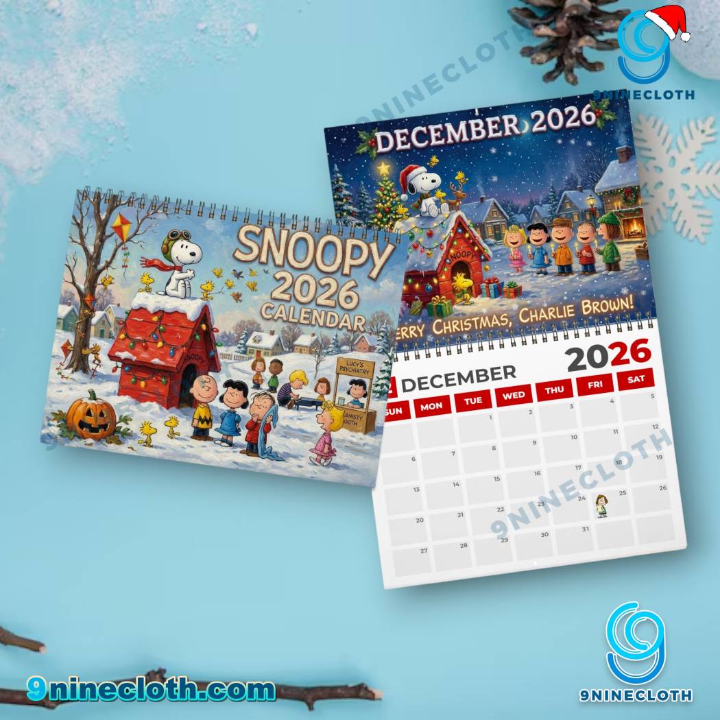 Snoopy 2026 Wall Calendar-b B3NOlyq
