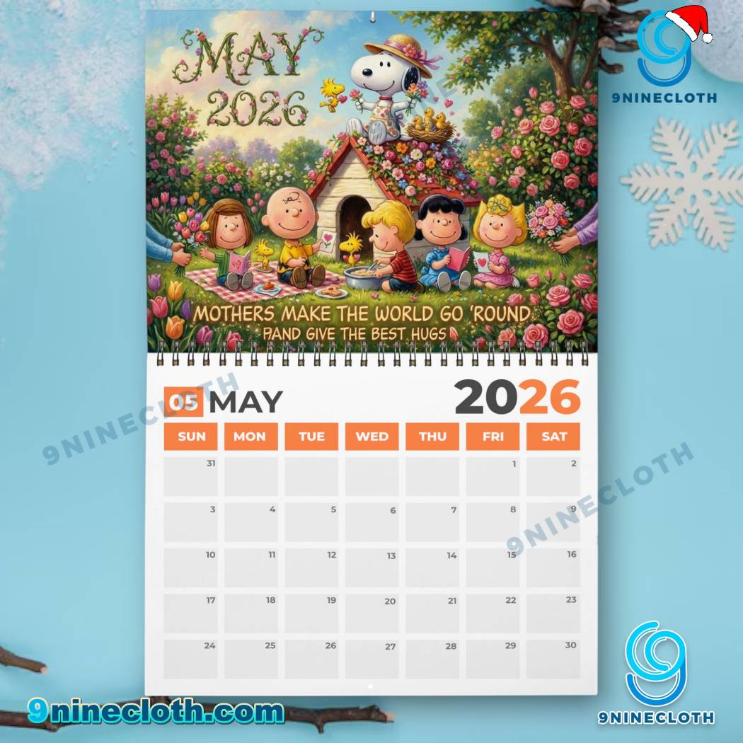 Snoopy 2026 Wall Calendar-z LGA02CZ