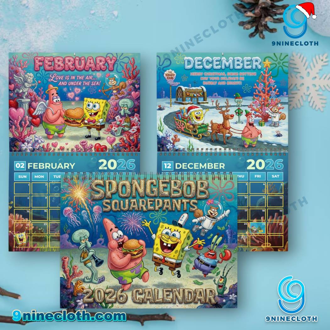 Spongebob Squarepants 2026 Wall Calendar-a 0HipUtP