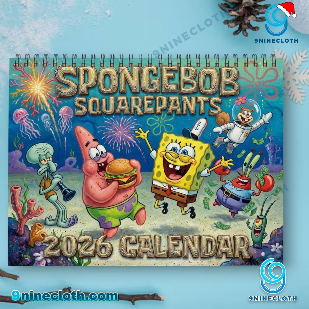 Spongebob Squarepants 2026 Wall Calendar-c TCyPaGU