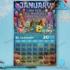 Spongebob Squarepants 2026 Wall Calendar-x rN5mVKp
