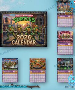 Teenage Mutant Ninja Turtles 2026 Wall Calendar 9qcI0fv