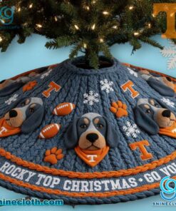 Tennessee Volunteers Rocky Top Christmas Tree Skirt 3ey2lMX