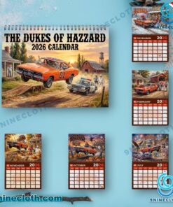 The Dukes Of Hazzard 2026 Wall Calendar 7vZIweS