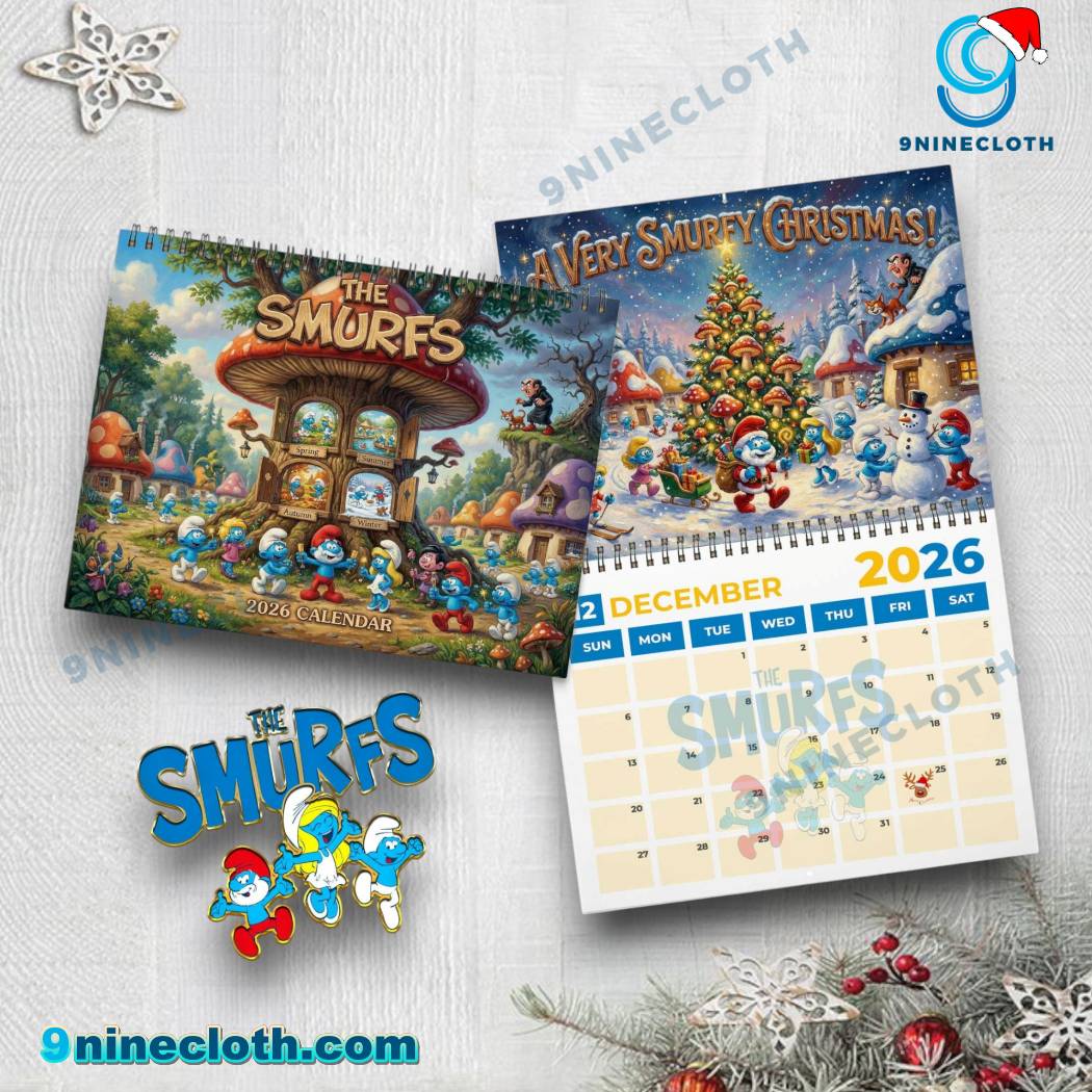 The Smurfs 2026 Wall Calendar-a p2bITQ5