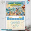 The Smurfs 2026 Wall Calendar-y GZx4UOI