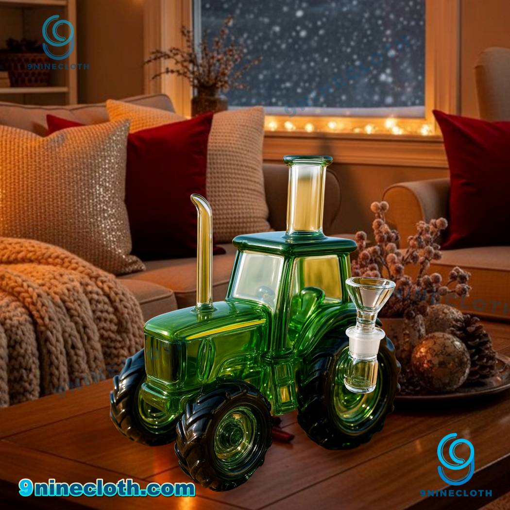 Tractor-shaped Custom Glass Bong TxyNnsc