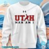 Utah Football Coach Kyle Whittingham Utah Man Am I Sweatshirt-a cT0bIdF