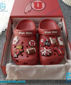Utah Utes Crocs With Charms nexH2fP